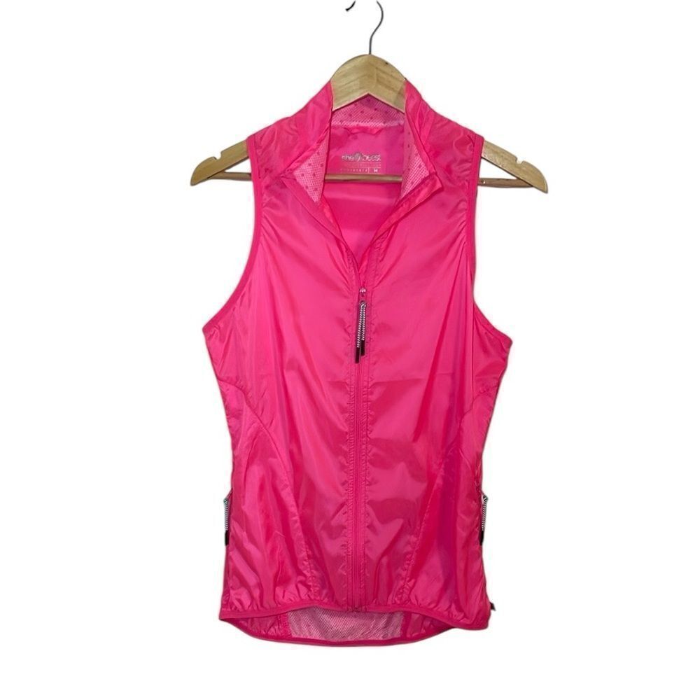 Windbreaker Vest, Fluorescent Pink, Medium